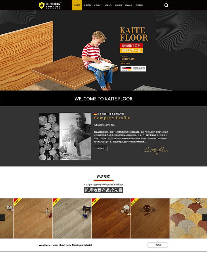 江苏德国地板网站建设